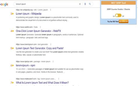 serp google checker|google serp counter.